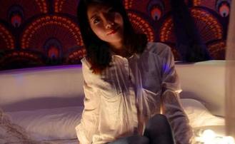 pans – 兰心花嫁的私拍：像极了误入仙境后的小女生