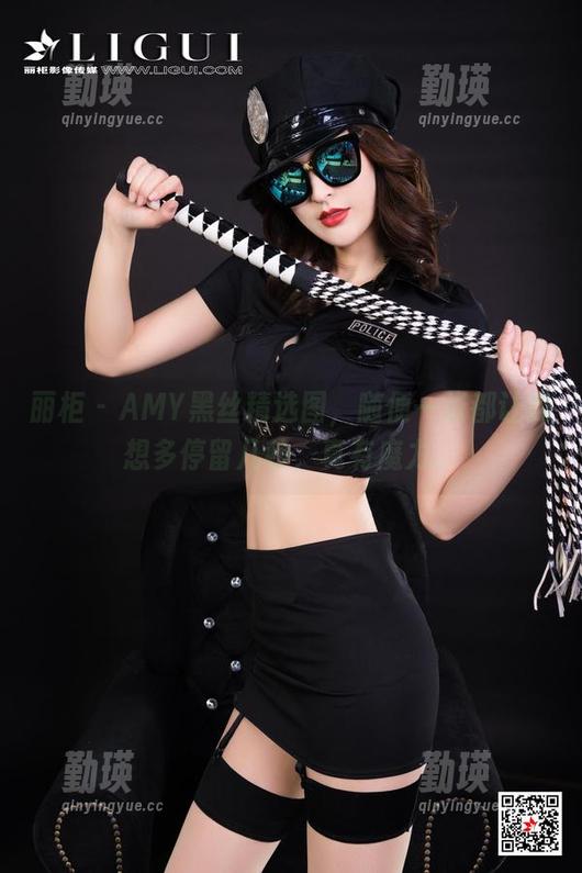 丽柜 - AMY黑丝精选图，随便一张都让我想多停留几秒，真有魔力。