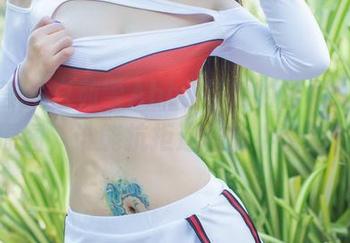 尤蜜荟 – 白茹雪Abby与她的白裙，私房原图，谁能抗拒这样的小清新？