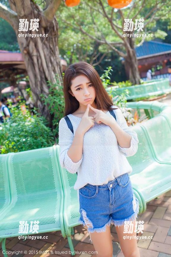 爱蜜社 - 杨紫嫣candy运动原图：看她怎么优雅地摔跤…不，是运动！