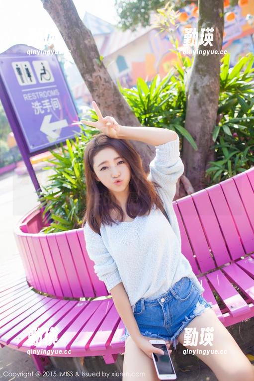 爱蜜社 - 果儿Victoria兔女郎，图片里的她在比谁更“撩”？